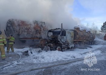 В Иркутской области (РФ) произошел масштабный пожар на нефтебазе | FOTO, VIDEO