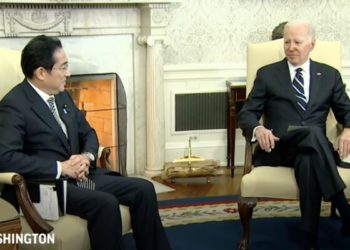 Fumio Kishida, prima vizită la Casa Albă. Joe Biden: „Statele Unite sunt total angajate în apărarea Japoniei”