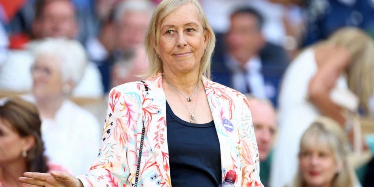 Martina Navratilova a fost diagnosticată cu cancer la gât și la sân