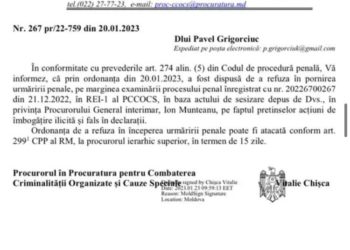 ULTIMA ORĂ! PCCOCS a refuzat pornirea urmăririi penale pe numele lui Ion Munteanu