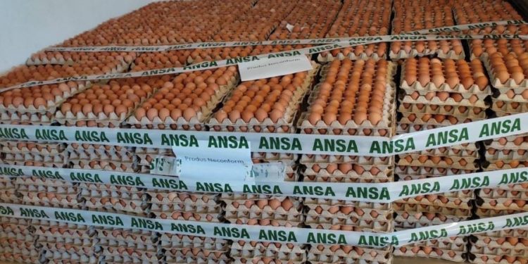 Инспекторы НАПБ изъяли из магазинов опасную партию куриных яиц