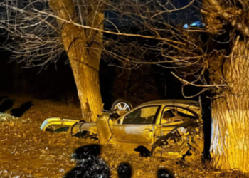 Серьезная авария в Гидигиче: Машина превратилась в хлам, три человека в больнице