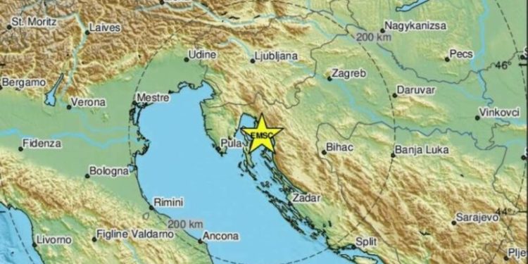 Cutremur puternic în Croația: S-a produs un seism de 5,5 grade pe scara Richter