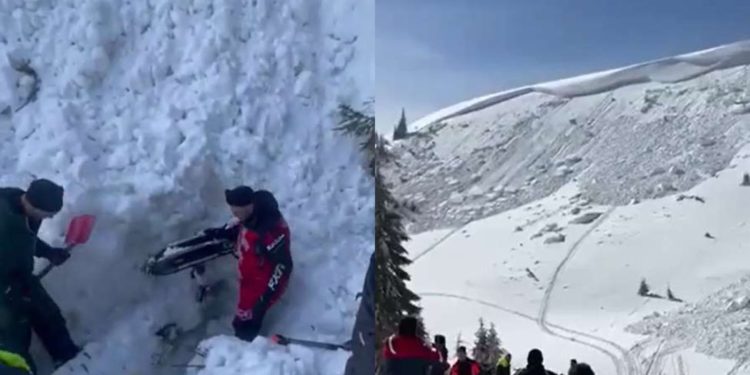 Momentul în care un turist polonez e surprins de avalanșă în Munții Maramureșului. Bărbatul a murit | VIDEO