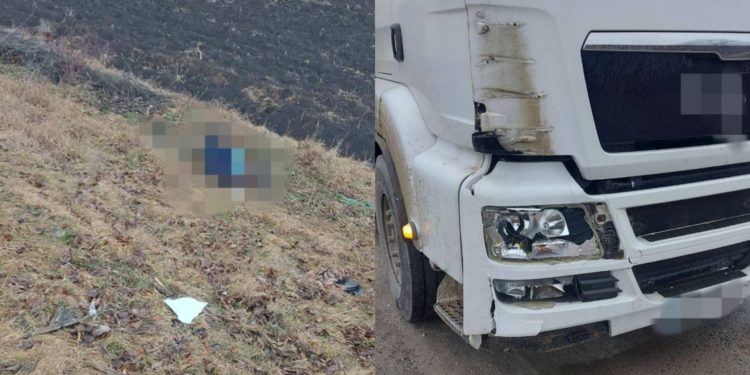 Un bărbat de 30 de ani a fost lovit mortal de un camion în raionul Fălești