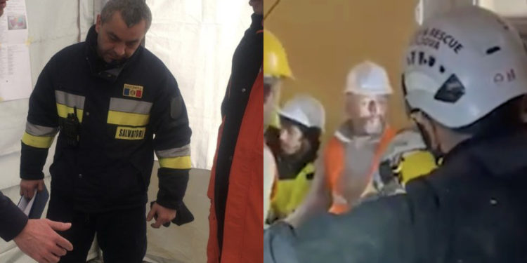 Emoționant: Momentul în care salvatorii moldoveni extrag un copil de 3 ani de sub ruine, însoțit de urale și aplauze | VIDEO