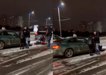 Imagini +18: O șoferiță a fost strivită între două mașini, în capitală. Tânăra de 26 de ani a rămas fără picioare