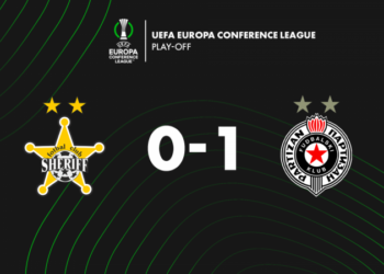 Luptă soldată cu eșec pentru Sheriff: A pierdut cu 0-1 în fața lui Partizan Belgrad