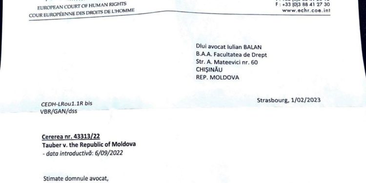 Adresarea Marinei Tauber către procurorii și judecătorii din Moldova: Decizia CEDO în cazul meu ar putea să vă coste pe plan personal și din punct de vedere financiar