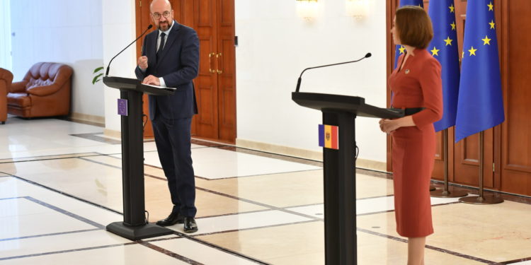 Председатель Европейского совета Шарль Мишель провел встречу с Майей Санду. Что они обсудили | VIDEO