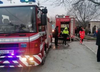 В Оргееве произошел серьезный пожар