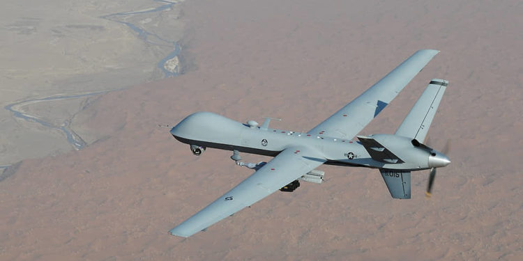 В Черном море нашли упавший американский беспилотник