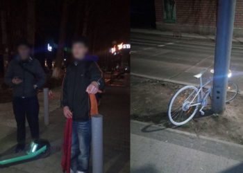 Doi tineri ar fi încercat să fure ”bicicleta albă” instalată în centrul capiatlei memoria ciclistului de 12 ani decedat în accidentul de la Stăuceni | VIDEO
