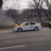 INSP, despre automobilul de serviciu, cuprins din mers de flăcări: Totul s-a întâmplat din cauza unei defecțiuni | VIDEO
