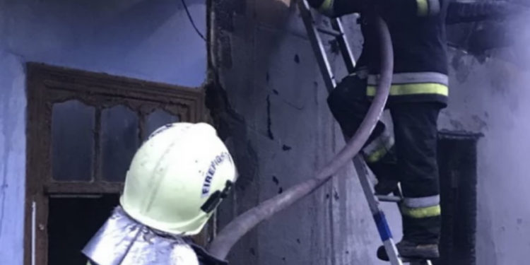 В селе Чок-Майдан во время пожара погиб мужчина