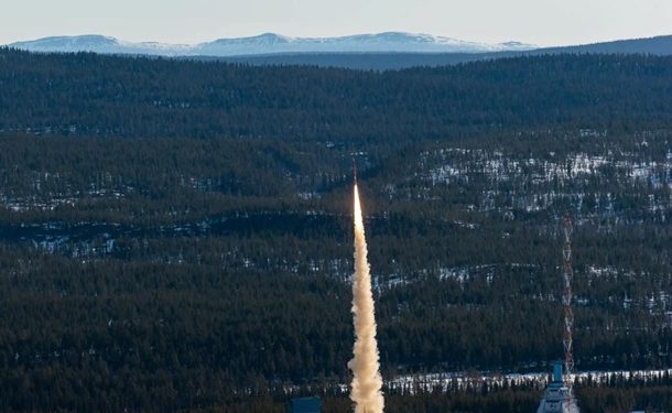 В Норвегии упала шведская ракета