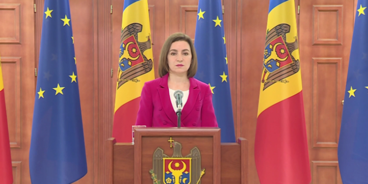 Gafă prezidențială. Sandu: Ce s-a întâmplat la urmă? Nu vedeam textul, mergea așa de încet