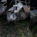 Accident în stânga Nistrului: Un tânăr, spitalizat, după ce a intrat cu mașina într-un stâlp