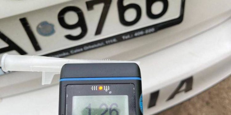 A expirat 1,26 mg/l: Un șofer din Cahul, cercetat penal, după ce polițiștii l-au prins beat criță, la ghidonul unui ATV