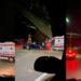 Accident nocturn la Băcioi: Un automobil, lovit lateral de o ambulanță | FOTO