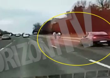 (+18) Video EXCLUSIV cu accidentul de lângă Stăuceni: Momentul în care șoferul lovește cei doi bicicliști