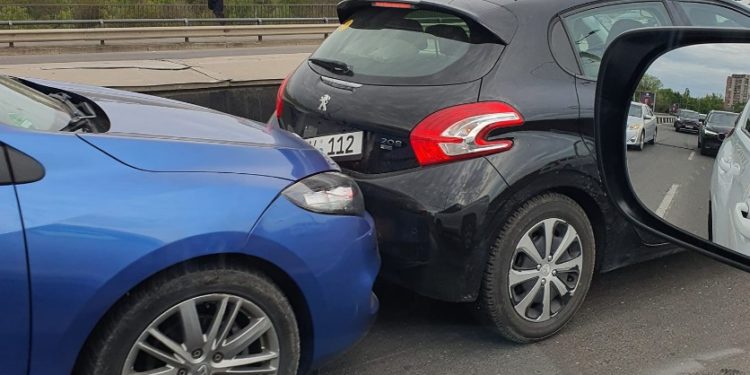 В Кишиневе произошла цепная авария. Пострадал трехлетний ребенок