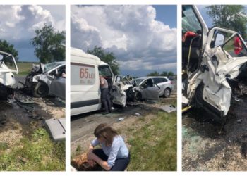 В страшной аварий в Оргееве погибли водитель и пассажир автомобиля. В больнице сообщили о состоянии остальных пострадавших | VIDEO