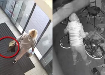 A furat o geantă cu o tabletă electronică și alte bunuri, dintr-un dulap al unui magazin, apoi și o bicicletă dintr-o curte: Suspecta, reținută | VIDEO