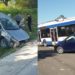 Accident teribil la intrarea în Chișinău: În urma impactului, una dintre mașini a fost aruncată de pe traseu