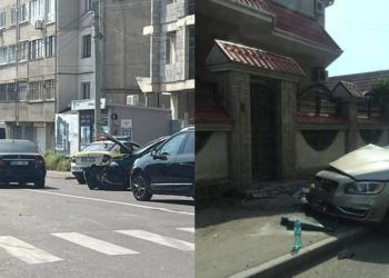 Accident rutier pe o stradă din Chișinău. Poliția și ambulanța, la fața locului | VIDEO