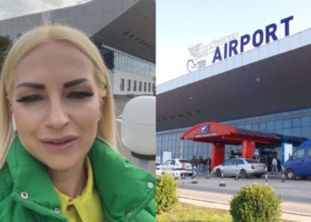 La mai bine de trei ore după anunțul reținerii Marinei Tauber, ea se află încă pe Aeroport. Detalii de la fața locului | VIDEO