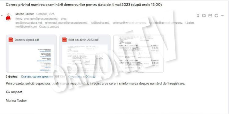 Марина Таубер предупредила о намерении уехать из страны и представила доказательства | DOC