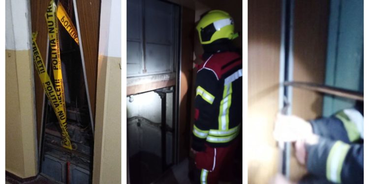 Și-au văzut moartea cu ochii: Un lift dintr-un bloc din Chișinău a căzut în gol cu patru persoane în interior
