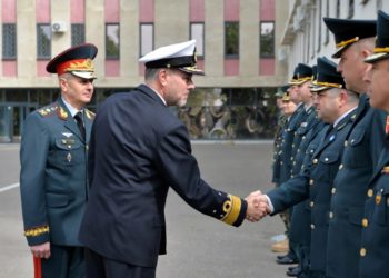 Amiralul Robert Bauer se află la Chișinău, în fruntea delegației Alianței Nord-Atlantice. Scopul vizitei nu a fost anunțat oficial | VIDEO