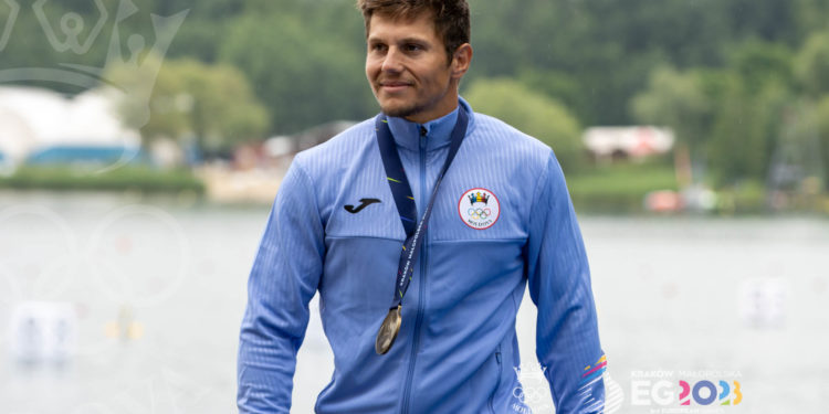 Молдавский каноист Сергей Тарновский завоевал бронзу на Европейских играх