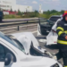 Accident grav la intrare în București. Un copil de cinci ani a fost dus de urgență la spital