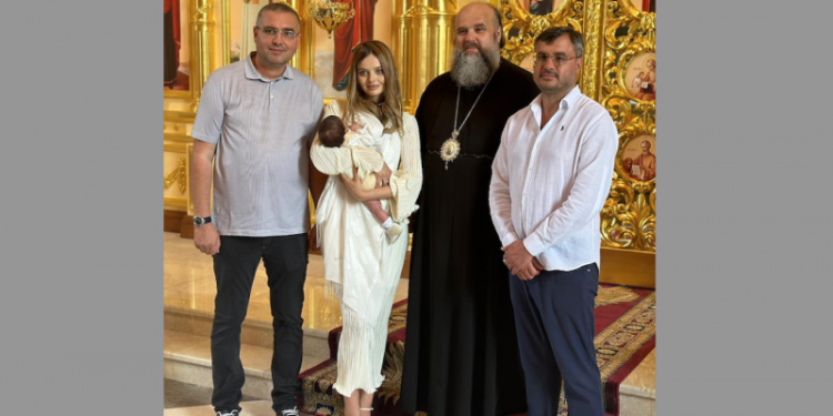 Petrecere la castel: Miliardarul Gabriel Stati și-a botezat fiul. Renato Usatîi, printre cumetri | FOTO