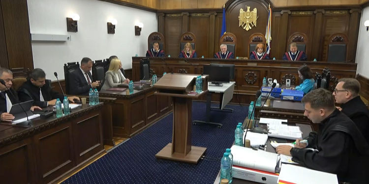 Replici acide și atmosferă tensionată la CC, unde a continuat examinarea constituționalității Partidului ȘOR. Cum a decurs ședința dinaintea pledoariilor finale | VIDEO