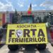 Agricultorii s-au adunat la un nou protest în centrul capitalei, intenționând să blocheze traficul. Ministrul agriculturii le-a promis soluții până deseară | VIDEO