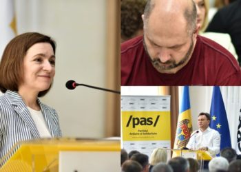 PAS s-a întrunit la Consiliul Național Politic. Sandu, Recean și Parlicov, care nu-s membri de partid, prezenți la eveniment
