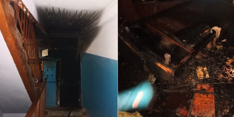 Un bărbat a ajuns la spital, iar două femei și un copil riscau să sufere intoxicații. Noi detalii de la incendiile în blocuri locative, la Bălți și Chișinău | VIDEO