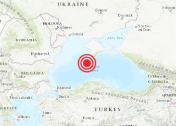 Cutremur în această dimineață în Marea Neagră, în apropiere de Crimeea. Ce magnitudine a avut