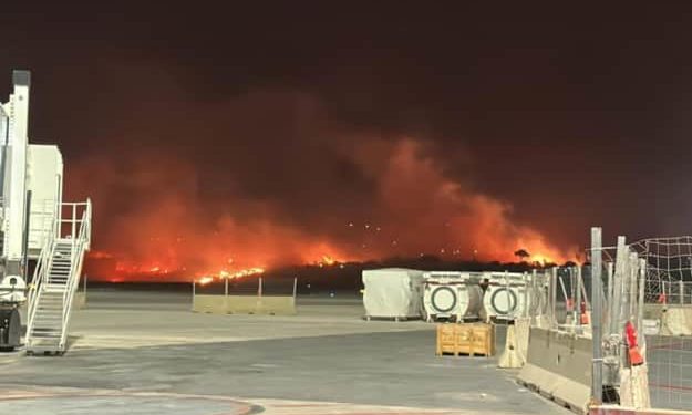 Из-за лесных пожаров на Сицилии закрыли аэропорт Палермо