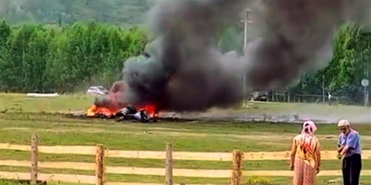 На Алтае разбился вертолет Ми-8. Погибли шесть человек