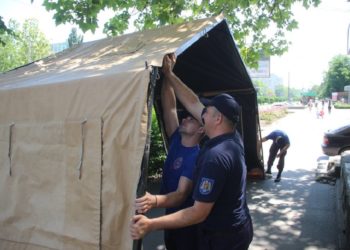 В связи с жарой в Кишиневе установят палатки с питьевой водой