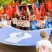 Acțiune de protest în fața Parlamentului: Activiști și susținători ai Partidului Renaștere se opun retragerii R. Moldova din CSI și solicită organizarea unui referendum la acest subiect | VIDEO