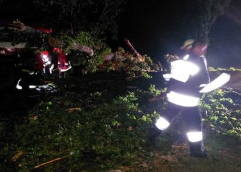 Спасатели устраняют последствия урагана. На севере Молдовы 76 сел остались без электричества