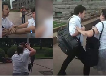 Poliția caută femeia care l-a îmbrâncit și înjurat pe deputatul Dan Perciun: Întreprindem măsuri pentru a o identifica