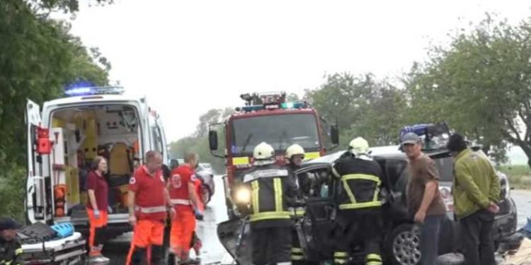 Accidentul de la Sîngerei: Momentul în care Toyota și BMW-ul se lovesc frontal, surprins de o cameră de bord | VIDEO