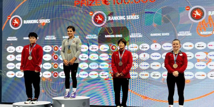 Борец из Молдовы Анастасия Никита завоевала золото на международных соревнованиях в Венгрии